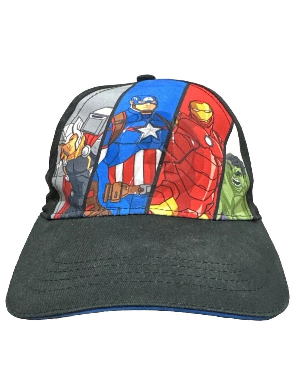 Avenger Marvel Super Heroes SnapBack Baseball Cap Sz Kids Captain America Hulk